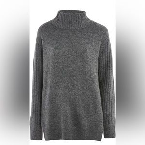 Topshop Oversize Funnel Neck Sweater